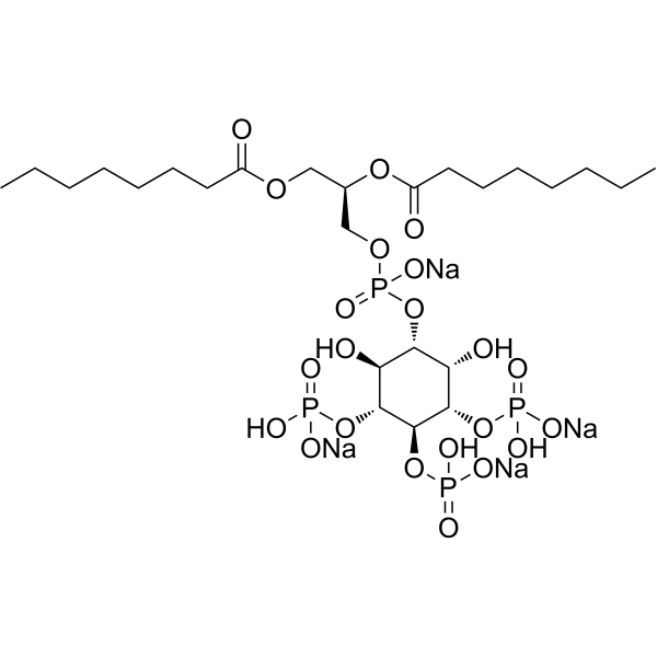Phosphatidylinositol tris-3,4,5-phosphate, 1,2-dioctanoyl sodium 2694047-16-8